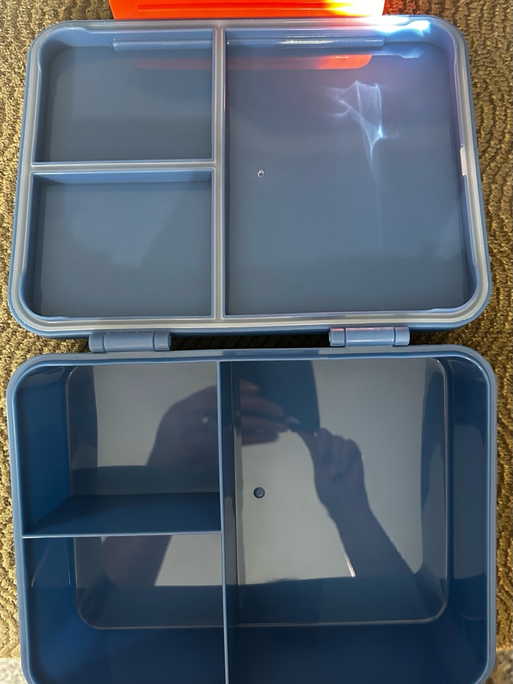 Target Blue Plastic Bento Box - Picture 3 of 3